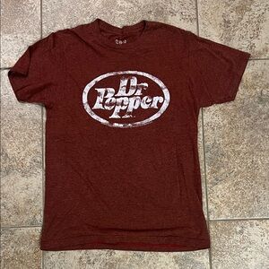 Dr Pepper Maroon Graphic Tee